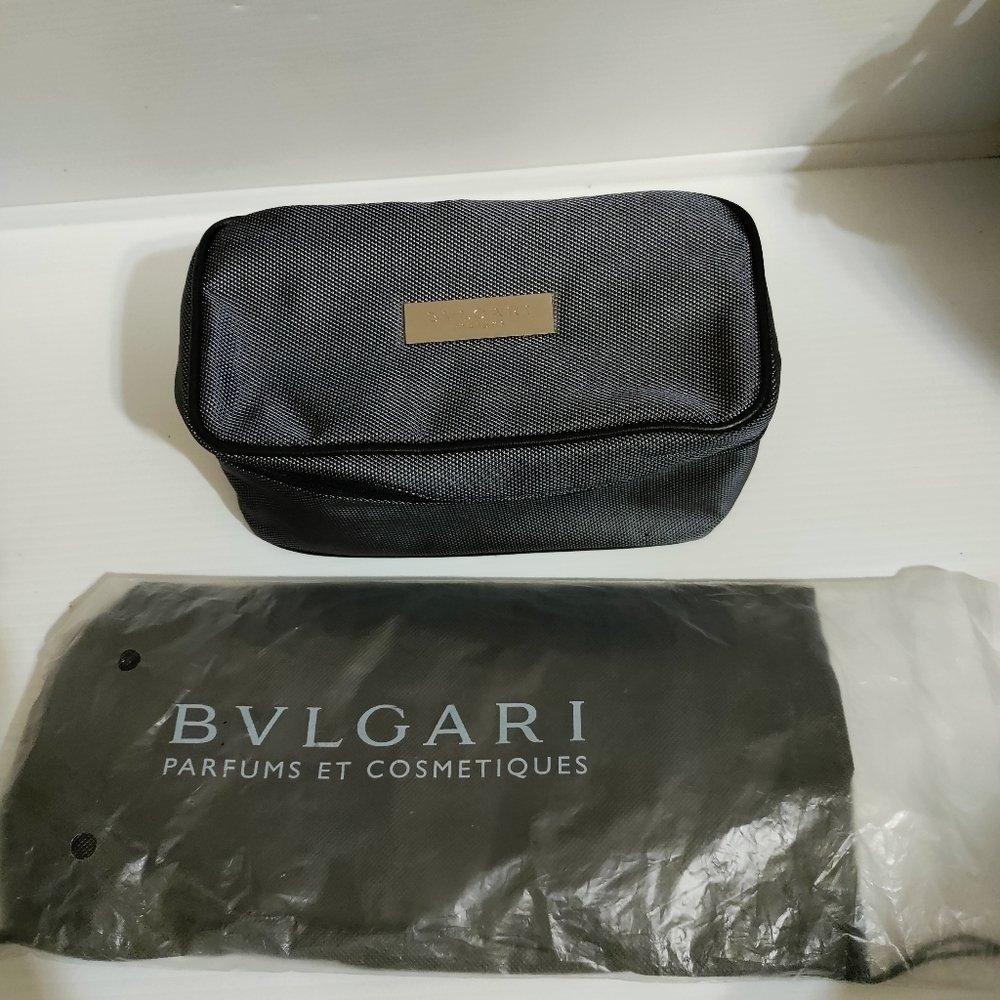 NWT! BVLGARI Parfums toiletry bag for men